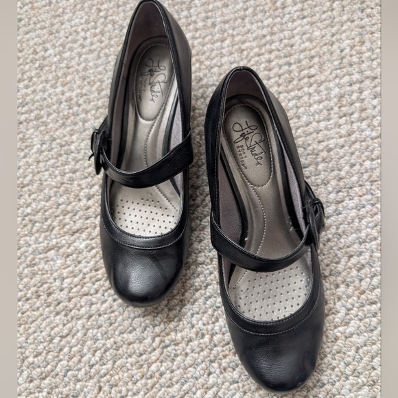 Life Stride Black Rozz Mary Jane Pumps Women's Size 8 - Picture 5 of 5
